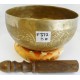 F369 SACRAL 'D#' CHAKRA  HEALING HAND HAMMERED TIBETAN SINGING BOWL 6.5" WIDE MADE IN NEPAL